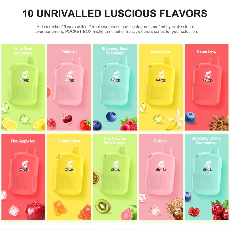 POCKET BOX Whole Flavors Disposable Vape Kit