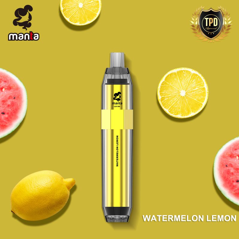 LUX 600 Watermelon Lemon Disposable Vape