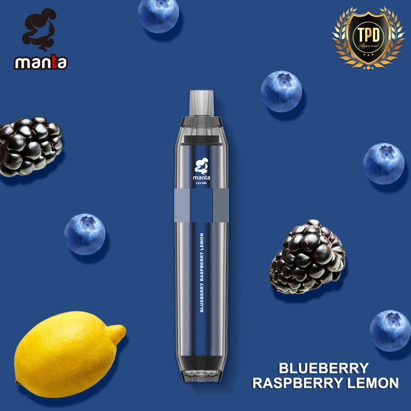 LUX 600 Blueberry Raspberry Lemon Disposable Vape